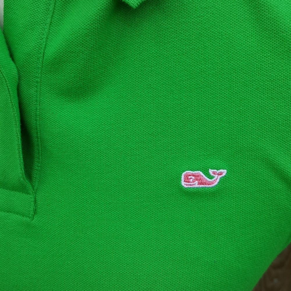 Vineyard Vines Susie Fit Kappa Delta Green Polo S - Picture 2 of 5